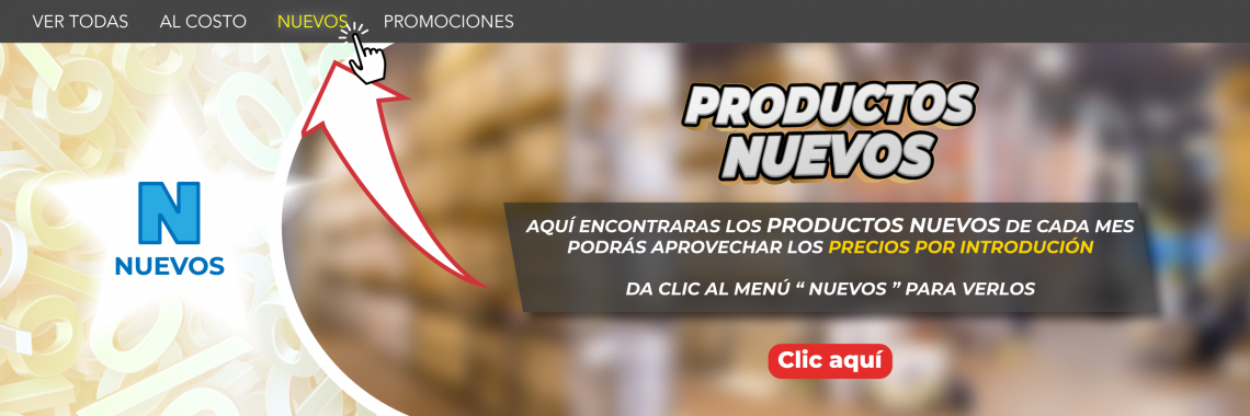 PRODUCTOS NUEVOS DEL MES