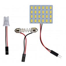 FOCO LUZ INTERIOR Luz Clara 24 Hiperleds (5730) C/Adaptadores 3.9 cm. x 3.45 cm. 12v