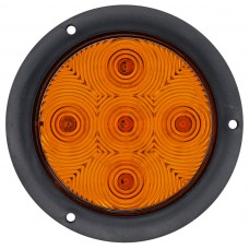 PLAFON REDONDO Bisel Negro (Luz Led Fija-Estrobo) 12-24v con 5 Leds 10.2 cm AMBAR PLAFON REDONDO Bisel Negro (Luz Led Fija-Estrobo) 12-24v con 5 Leds 10.2 cm AMBAR