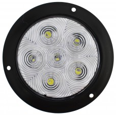 PLAFON REDONDO Bisel Negro (Luz Led Fija-Estrobo) 12-24v con 6 Leds 10.2 cm (DOT) BLANCO PLAFON REDONDO Bisel Negro (Luz Led Fija-Estrobo) 12-24v con 6 Leds 10.2 cm (DOT) BLANCO
