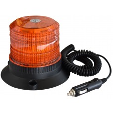 TORRETA con Iman Luz Estrobo-Giratorio Medida 14.8 x 12 cmts Conector para Encendedor 12-24V AMBAR