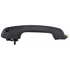 MANIJA EXTERIOR FORD Ecosport 04-12 Fiesta 03-10 Ikon 08-12 con Orificio para Cilindro Negra Texturizada Delantera IZQUIERDO