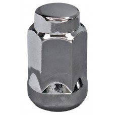 TUERCA CROMADA RIN FORD Codigo K Rosca 91/6-18 Hexagono 19 mm Altura 35.5 mm