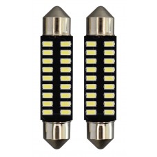 FOCO LUZ INTERIOR Luz Clara con 16 Hiperleds (3014) CANBUS 12-24v 44 mm (2 pzas) FOCO LUZ INTERIOR Luz Clara con 16 Hiperleds (3014) CANBUS 12-24v 44 mm (2 pzas)