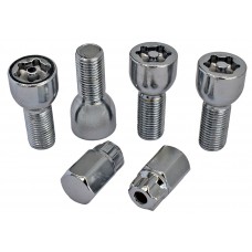 BIRLO CROMADO DE SEGURIDAD Incluye 4 pzas. y 2 Llaves  14 X 1.5