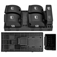 CONTROL MAESTRO Elevadores - Corta Corriente AUDI A4 Mod. 02-08 Delantero Izquierdo *10 Pin *5 Teclas CONTROL MAESTRO Elevadores - Corta Corriente AUDI A4 Mod. 02-08 Delantero Izquierdo *10 Pin *5 Teclas