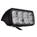 FARO RECTANGULAR Luz Led Alta Intensidad (Luz FLOOD Fija y Estrobo) 8.9 x 3.8 x 3 cm