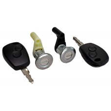 CILINDROS PUERTAS RENAULT Duster - Sandero Mod. 07-15 con Carcasa 2 botones