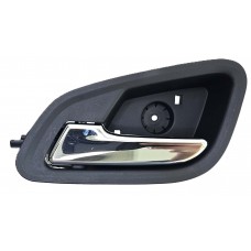 MANIJA INTERIOR ABRIR CHEVROLET Colorado 16-20 sin Orificio para Seguro Electrico Negra/Cromo Trasera IZQUIERDO