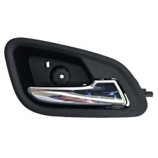 MANIJA INTERIOR ABRIR CHEVROLET Colorado 16-20 sin Orificio para Seguro Electrico Negra/Cromo Trasera DERECHO