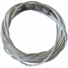 CHICOTE ELEVADOR UNIVERSAL grueso 2.50 MTS. Incluye ahorcadores ACERO 7X7 Ø=1/16 GALVANIZADO