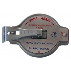 TAPON RADIADOR UNIVERSAL CHEV-FORD-MERCEDES BENZ-DINA Hummer Mod. 60-11 Seguridad c/ palanca uña chica 14 lbs. (CE)