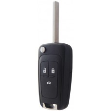 CARCASA CHEVROLET Cruze con llave Abatible 3 botones para control de alarma