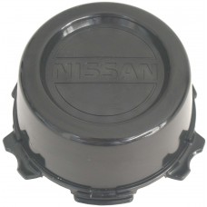 TAPACUBO RIN NISSAN Camta. D21 6 Birlos Plastico Negro Ø=10 cm Alto 5.5 cm (Jgo. 4 pzas)