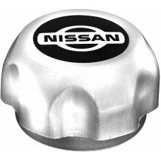 TAPON RIN NISSAN X Terra Metalico CROMADO (Alto 6 cm.)