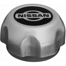 TAPON RIN NISSAN X Terra Metalico GRIS (Alto 6 cm.)