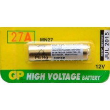 PILA PARA CONTROL de Alarma GP 27A Alcalina (5 pzas)
