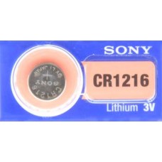 PILA PARA CONTROL de Alarma Murata 1216 3V (5 pzas)
