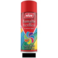 PINTURA PARA EXTERIOR E INTERIOR COLOR NEGRO BRILLANTE HIUK en Aerosol 400 ml.