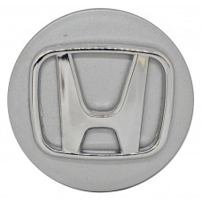 CENTRO DE RIN HONDA Plastico 69 mm. (Jgo. 4 pzas) GRIS-CROMO