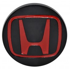 CENTRO DE Rin HONDA Plastico (centro de rin) 5.6 cm. (Jgo. 4 pzas) ROJO-NEGRO