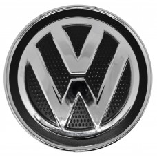 CENTRO DE RIN VOLKSWAGEN GTI-MK6-MK7 Plastico 66 mm. (Jgo. 4 pzas) CROMADO-NEGRO