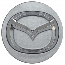 CENTRO DE RIN MAZDA 3-CX3-CX5-CX7 Plastico 56 mm. (Jgo. 4 pzas) GRIS-CROMO