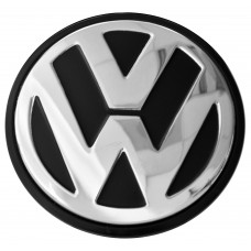 CENTRO DE RIN VOLKSWAGEN Jetta A3 A4-Pointer-Vento Plastico 56 mm. (Jgo. 4 pzas) CROMADO-NEGRO