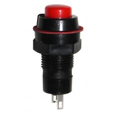 SWITCH INTERRUPTOR UNIVERSAL Mediano 2 patas Boton rojo (10 pza)