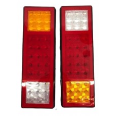 CALAVERA NISSAN D21-D22-NP300-Estaquita Ojo de Angel Tipo Gel (Fija-Alta-Baja AMBAR) (Fija-Alta-Baja-Estrobo ROJO) (Fija-Alta-Baja BLANCO) con 51 Leds 12v 4