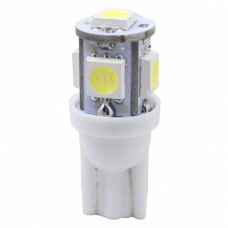 FOCO PELLIZCO Con 5 hiper leds TIPO MAZORCA (2 piezas) LUZ BLANCA