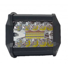 FARO RECTANGULAR (Luz Led Fija-Estrobo) 12v con 20 Leds BLANCO 1