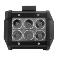 FARO Con 6 hiper leds 3W LUZ BLANCA (2 Piezas)