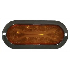 PLAFON OVALADO Para camion Ojo de Angel Tipo Gel (Luz Led Alta-Baja-Estrobo) con 8 Leds 3