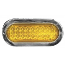 PLAFON OVALADO Para camion con 27 leds AMBAR