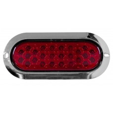 PLAFON OVALADO con 26 leds ESTROBO ROJO
