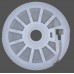 RODILLO ELEVADOR ELECTRICO FIAT Punto  Mod. 05-22 DELANTERO Ø 4.8 cm. Alto 1.8 cm.