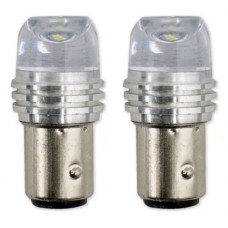 FOCO LED 1034 con 3 leds Cubierta acrilica FUNCION FLASH BLANCO (2 Piezas)