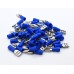 TERMINAL PARA CABLE AISLADA DE ENCHUFE Hembra Azul (50 pzas)