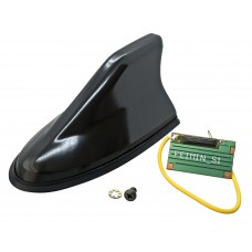 ANTENA UNIVERSAL para Toldo tipo BMW con cable receptor de señal NEGRA 