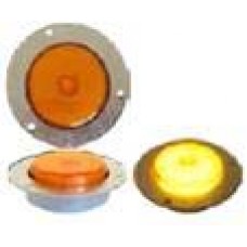 PLAFON REDONDO Bisel Cromado Textutizado Ojo de Angel Tipo Gel (Luz Led Fija-Estrobo) 12-24V con 1 Led 1