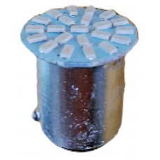 FOCO LED 1034 Un Polo (Luz Fija) 22 Leds 12v AMARILLO (2 Piezas)