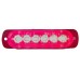 MODULO  (Luz Led Fija Estrobo Patrulla Caminata Emergencia) 6 Leds 12v 2.5cm X 10.5cm  ROJO 