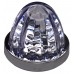 PLAFON REDONDO Punta Zeppelin Watermelon 7 Leds 12/24v (Luz Alta-Baja-Estrobo) 8.8 x 6.3 cm MORADO