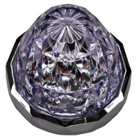 PLAFON REDONDO Punta Zeppelin Diamante 7 Leds 12/24v (Luz Alta-Baja-Estrobo) 8.8 x 6.3 cm MORADO