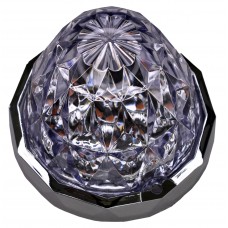 PLAFON REDONDO Punta Zeppelin Diamante 7 Leds 12/24v (Luz Alta-Baja-Estrobo) 8.8 x 6.3 cm MORADO