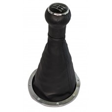 PERILLA PALANCA VELOCIDADES VOLKSWAGEN Golf-Pointer-Saveiro Mod. 04-2010 STD. 5 VELOCIDADES  Base Redonda con FUNDA DE PIEL