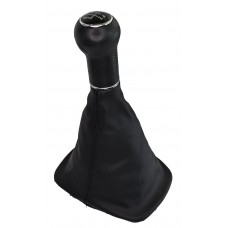 PERILLA PALANCA VELOCIDADES VOLKSWAGEN Golf 3-4-5 STD. 5 VELOCIDADES  Base Cuadrada con FUNDA DE PIEL