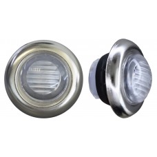 PLAFON REDONDO Tipo Boton 2 Leds 12v ROSA (20 pzas)