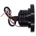 FARO REDONDO Ojo de Angel (Luz Led-Fija) 12v 9cm AMBAR (2 Piezas)